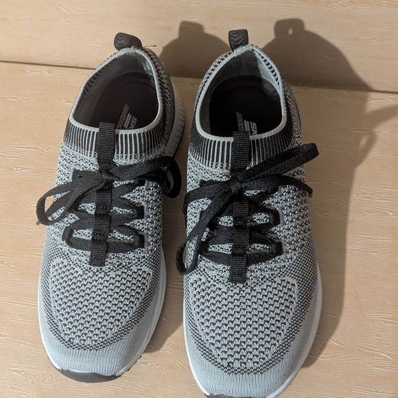 BOBS from Skechers Black and Gray Knit Sneakers - Picture 2 of 8